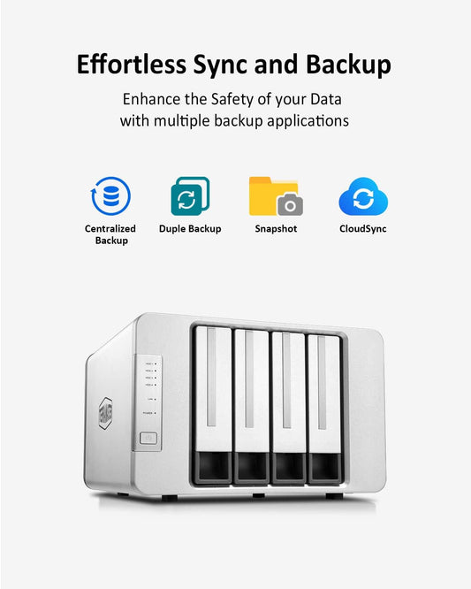 TERRAMASTER F4-210 NAS (an Affordable, high-Performance 4-Bay NASYour Personal Cloud. Your Home Media Center.)