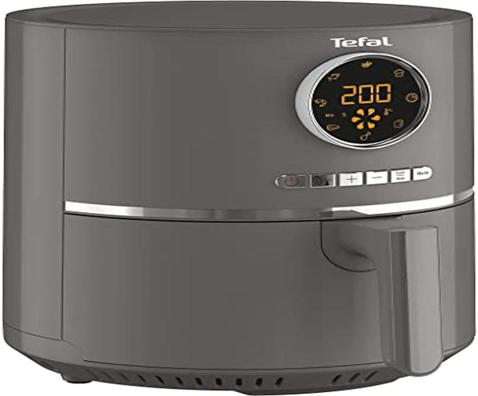 Tefal Ultra Fry Digital Air Fryer, 4.2 Liters, 8 Programs, Charcoal Grey - EY111B15
