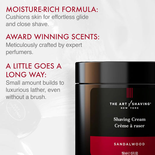 The Art of Shaving Sandalwood Shaving Cream 150ml