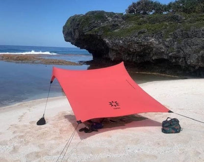 Neso Tents Beach Tent with Sand Anchor, Portable Canopy SunShade - 2.1m x 2.1m - Patented Reinforced Corners