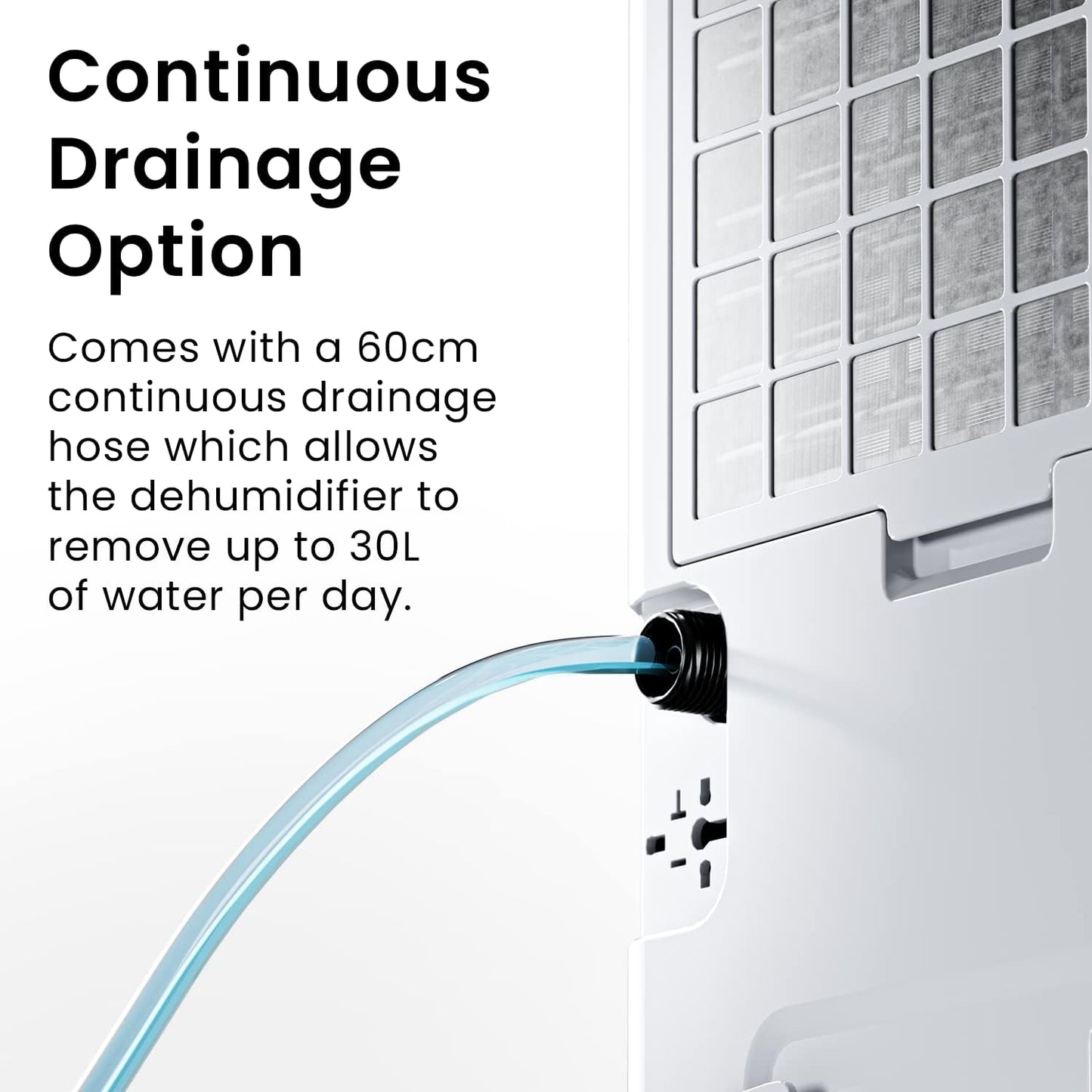 Pro Breeze® 20L/Day Smart Compressor Dehumidifier with 4L Water Tank, Laundry Drying & Automatic Humidity Sensor - Mould Remover with 24-Hour Timer and Sleep Mode for Damp, Mould and Condensation