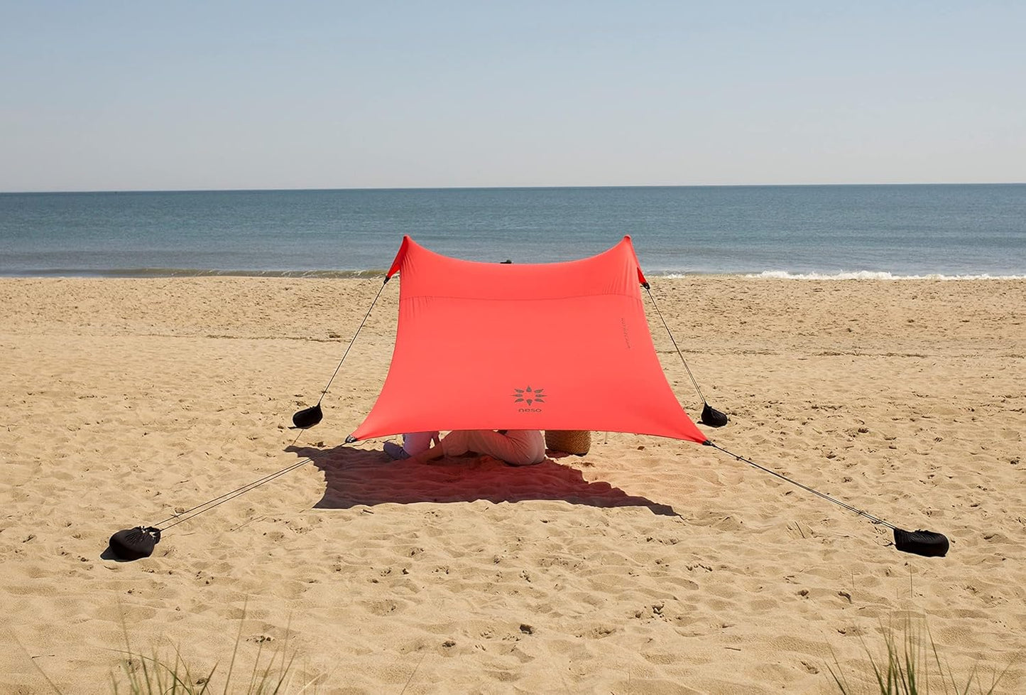 Neso Tents Beach Tent with Sand Anchor, Portable Canopy SunShade - 2.1m x 2.1m - Patented Reinforced Corners