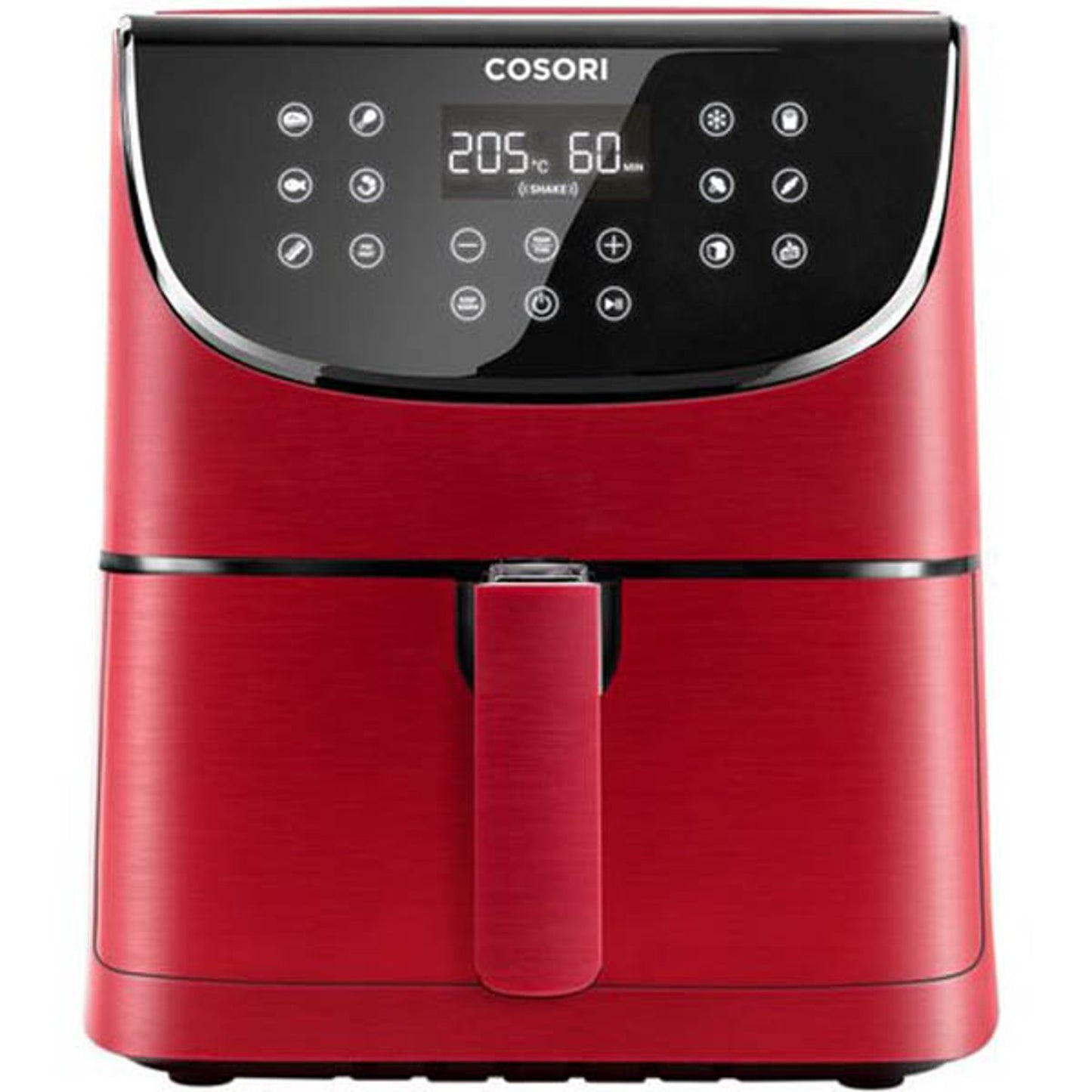 COSORI Air Fryer 1700W With 100 Recipes Cookbook, 5.5L Oil Free For Home Use, 11 Presets, Preheat & Shake Reminder, Led Onetouch Screen, Timer & Temperature Control, Nonstick Basket, CP158 Red